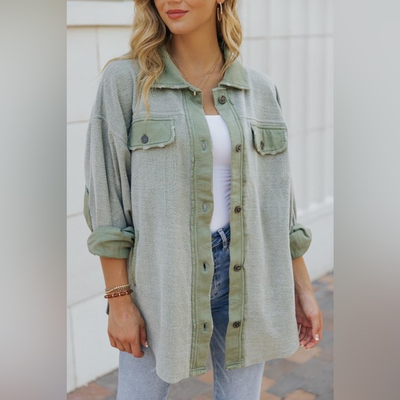 🎉LAST PIECE🎉About Free People Ruby Jacket in Jaded - Picture 9 of 11